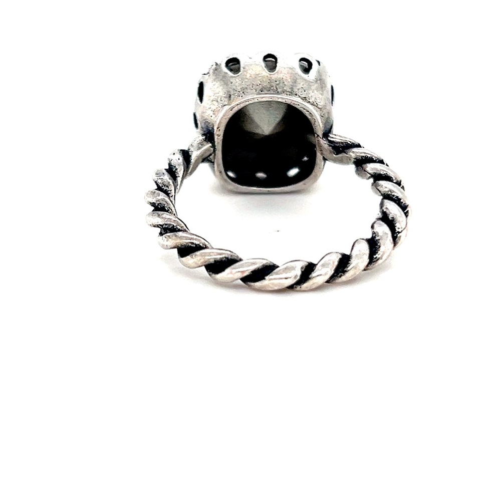 Silver Gemstone Ring - image 7